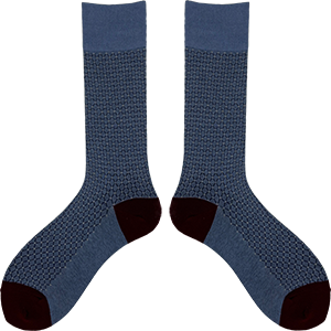 Damier Pattern Mid-Calf Socks